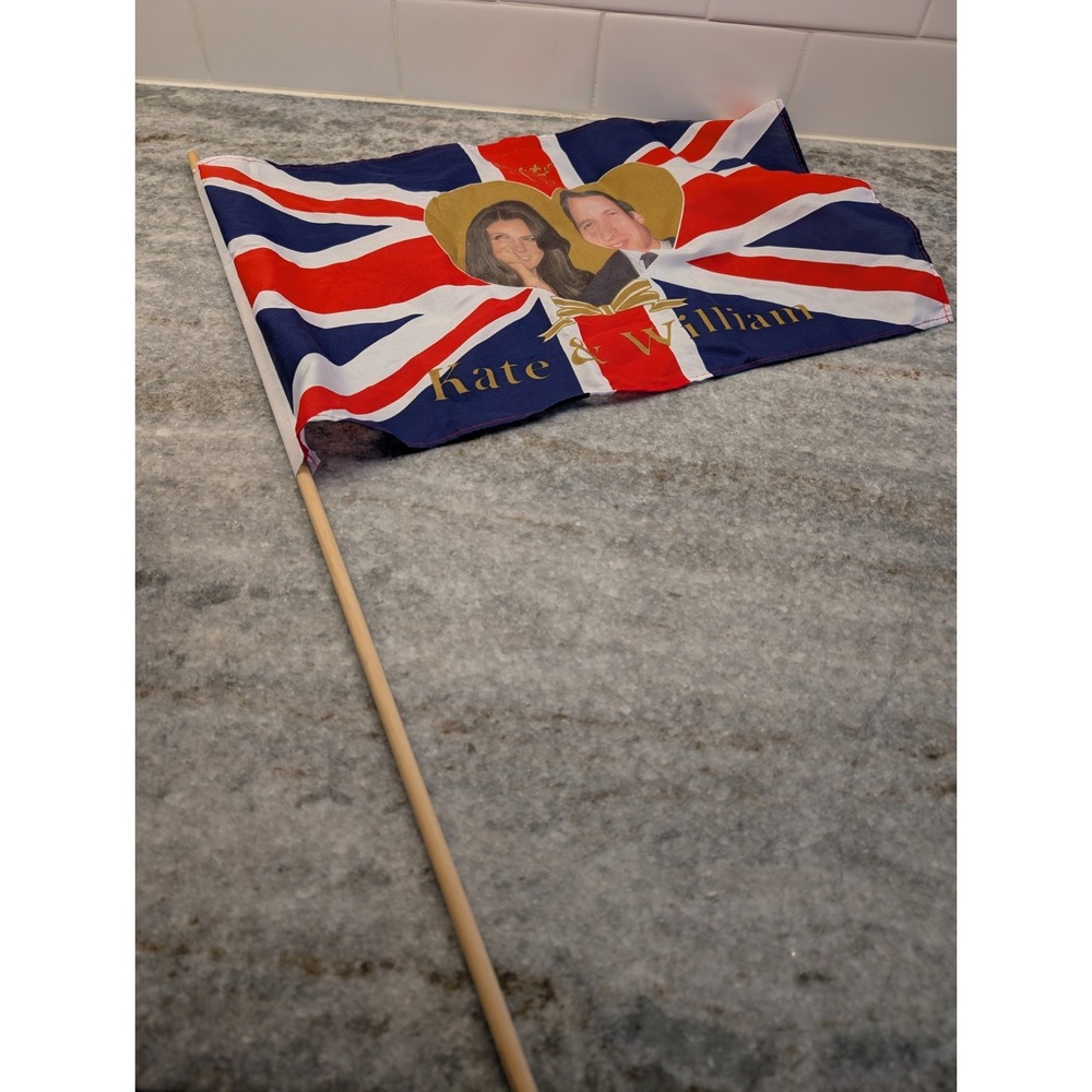 Prince William And Kate Royal Wedding Flag